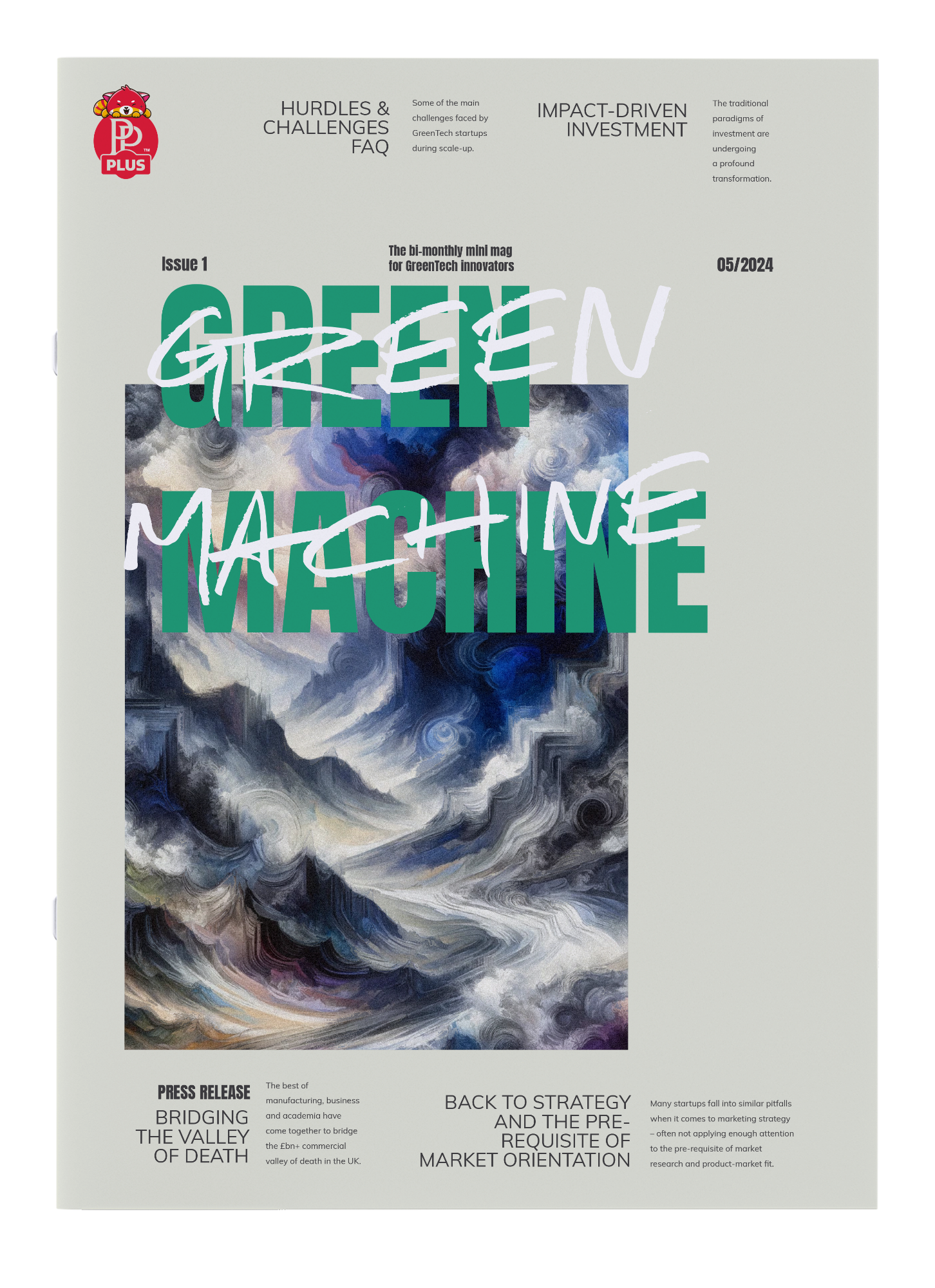 Green Machine PP Plus green machine banner issue 1 cover2